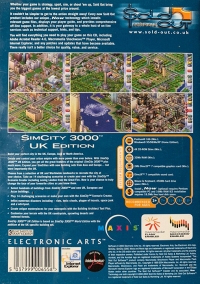 SimCity 3000: UK Edition - Sold Out Software (Windows 95/98/Me/XP) Box Art