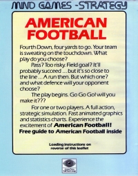 American Football (Mind Games) Box Art