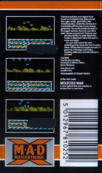 Energy Warrior / Molecule Man Box Art