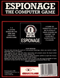 Espionage Box Art