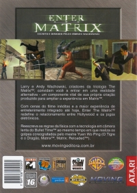 Enter the Matrix - Atari Platinum Box Art