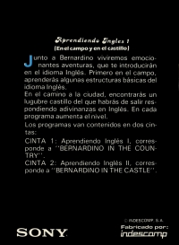 Aprendiendo Ingles 1 Box Art