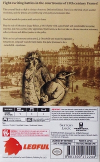 Aviary Attorney: Definitive Edition Box Art