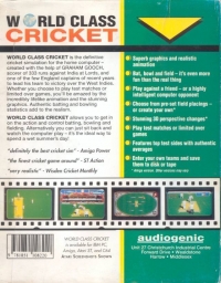 Graham Gooch World Class Cricket Box Art