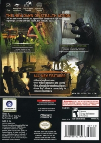 Tom Clancy's Splinter Cell: Pandora Tomorrow Box Art