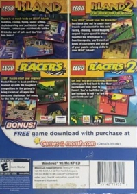 Lego 4 Game Collection: Lego Island / Lego Island 2: The Brickster's Revenge / Lego Racers / Lego Racers 2 (Bonus!) Box Art