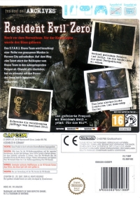 Resident Evil Archives: Resident Evil Zero (RVL-RBHP-NOE) Box Art