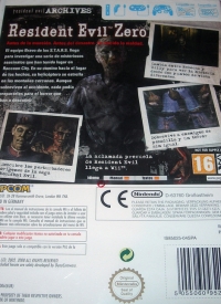 Resident Evil Archives: Resident Evil Zero (IS85025-04SPA horizontal) Box Art