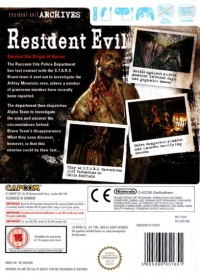 Resident Evil Archives: Resident Evil (grey disc) Box Art
