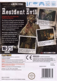 Resident Evil Archives: Resident Evil (red disc) [AT][CH][DE] Box Art