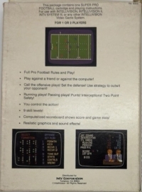 Super Pro Football Box Art