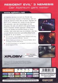 Resident Evil 3: Nemesis - Xplosiv [DE] Box Art