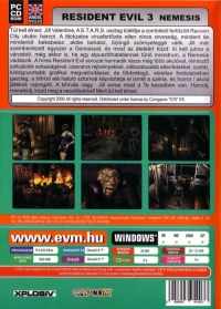 Resident Evil 3: Nemesis [HU] Box Art