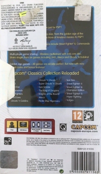 Capcom Classics Collection Reloaded - PSP Essentials [TR] Box Art