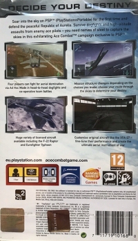 Ace Combat X: Skies of Deception - PSP Essentials [TR] Box Art
