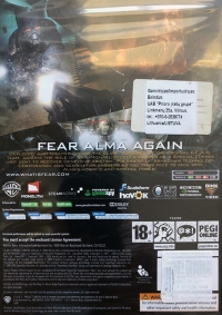 F.E.A.R. 2: Project Origin [LT] Box Art