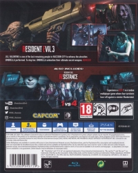 Resident Evil 3 Box Art