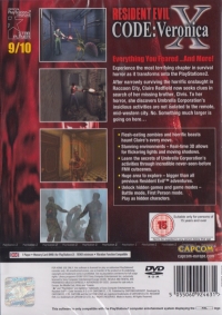 Resident Evil Code: Veronica X [UK] Box Art