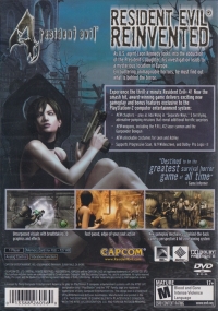 Resident Evil 4 - Greatest Hits (San Mateo instruction booklet) Box Art