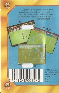 Peter Beardsley's International Football (Bug Byte Premier) Box Art