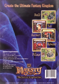 Majesty: The Fantasy Kingdom Sim (Linux) Box Art