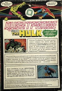 Questprobe featuring The Hulk Box Art