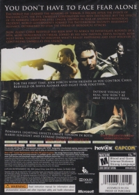 Resident Evil 5 - Platinum Hits (Assembled in USA / Greatness Is Earned) Box Art