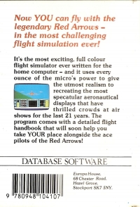 Red Arrows (Database Software) Box Art