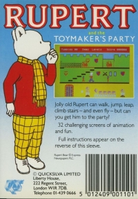 Rupert and the Toy Maker's Party Box Art