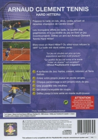 Arnaud Clément Tennis Hard Hitter Box Art