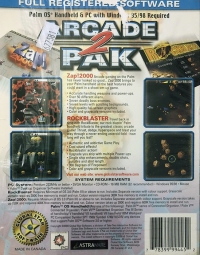 Arcade 2 Pak: Zap! 2000 / Rockblaster Box Art