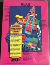 Klax Box Art
