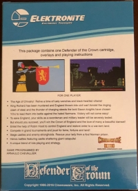 Defender of the Crown Box Art