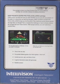 Deep Pockets and Super Pro Pool & Billiards (Blue Sky Rangers) Box Art