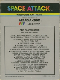 Space Attack Box Art