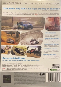 Colin McRae Rally 2005 - Platinum Box Art