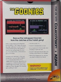 Goonies, The Box Art