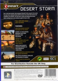 Conflict: Desert Storm Box Art