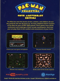 Pac-Man Collection: 40th Anniversary Edition Box Art