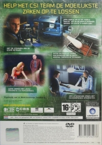 CSI: Crime Scene Investigations: 3 Dimensions of Murder [NL] Box Art