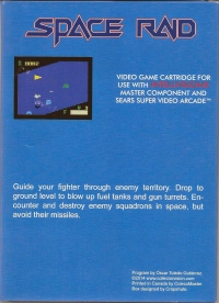 Space Raid (CBS) Box Art