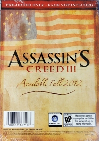 Assassin's Creed III SteelBook [NA] Box Art