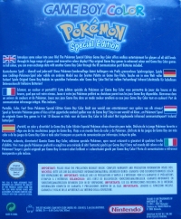 Nintendo Game Boy Color - Pokémon Special Edition (Pokémon Crystal Version) Box Art