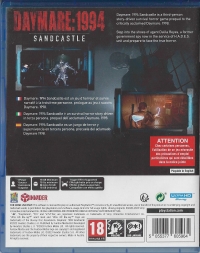 Daymare: 1994 Sandcastle Box Art