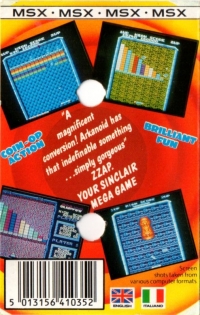 Arkanoid - The Hit Squad Box Art