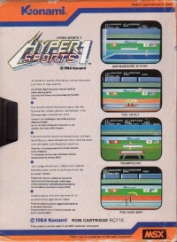Hyper Sports 1 Box Art