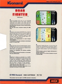 Road Fighter Box Art