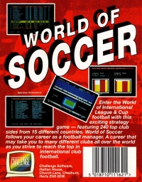 World of Soccer Box Art
