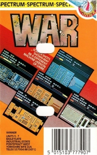 W.A.R (Winner) Box Art