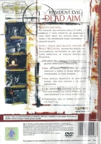 Resident Evil: Dead Aim [IT] Box Art